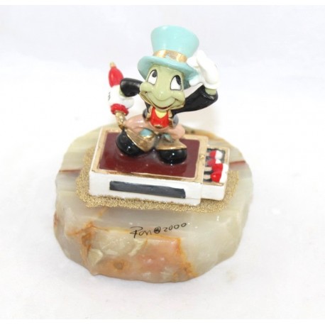 Figura Jiminy Cricket DISNEY Ron Lee Pinocchio Limited Edition Base in pietra numerata