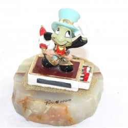 Figure Jiminy Cricket DISNEY Ron Lee Pinocchio Limited Edition Numbered Stone Base