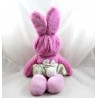 Peluche Minnie DISNEY PARKS déguisé en lapin Pâques jupe multicolore avec noeud assortis 49 cm