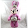 Peluche Minnie DISNEY PARKS disfrazada de conejo falda multicolor de Pascua con lazo a juego 49 cm