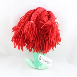 Poupée peluche Ariel DISNEY PARKS La petite sirène cheveux en laine 23 cm