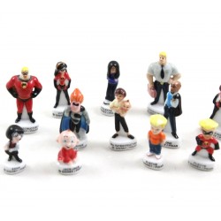 Bean set The Incredibles DISNEY 12 Super Hero Beans in Glossy Ceramic Galette des Rois