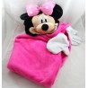 Plaid con cappuccio Minnie DISNEY coperta in pile rosa con cappuccio poncho 120 cm