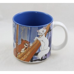Mug stage The aristocats DISNEY STORE The Aristocats cup Duchess and O'Malley harp 10 cm