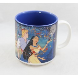 Mug scène Pocahontas DISNEY STORE Pocahontas et John Smith tasse 10 cm