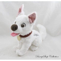 Peluche cane Volt DISNEYLAND PARIGI Volt Star suo malgrado medaglione bianco 22 cm