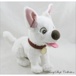 Peluche cane Volt DISNEYLAND PARIGI Volt Star suo malgrado medaglione bianco 22 cm