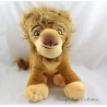 Peluche lion Mufasa DISNEY Le Roi lion marron beige assis 28 cm