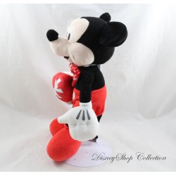 Peluche Mickey DISNEY St Valentin cadeau coeur rouge noeud papillon 30 cm
