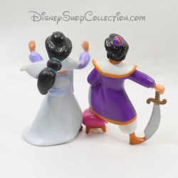 2 Figuren Aladdin und Prinzessin Jasmin MATTEL Disney 7 cm