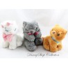 Set of plush toys Marie Toulouse and Berlioz DISNEY The Aristocats vintage 16 cm