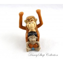 Figurine Le livre de la jungle DISNEY McDonald's singe et bébé Mowgli articulée 9 cm
