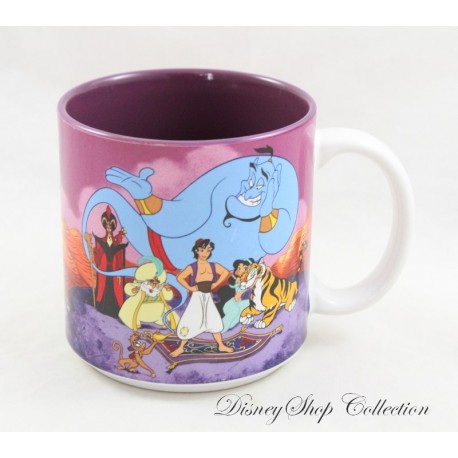 Mug stage Aladdin DISNEY STORE Aladdin Jasmine Genie Raja Abu Jafar ceramic cup 9 cm (R8)