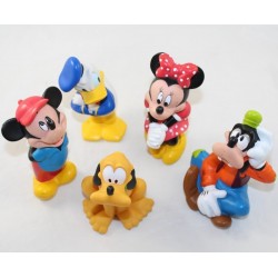 Bath Toy Mickey DISNEY STORE Pouet Pouet Pouet set of 5 pvc figurines