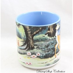 Mug scène DISNEY STORE Bambi en fôret bleu tasse en céramique 9 cm (R8)