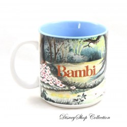 Mug stage DISNEY STORE Bambi in blue ceramic cup 9 cm (R8)