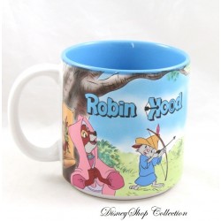 Mug scène Robin des bois DISNEY STORE Robin Hood Marianne Bobby Prince Jean 9 cm (R8)