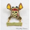 Pin's Pirates des Caraïbes DISNEYLAND RESORT PARIS tête de mort pin trading flambeaux