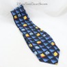 Cravate Winnie l'ourson DISNEY bleu carreaux