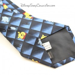 Tie Winnie the Pooh DISNEY blue checkered
