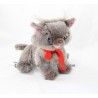 Berlioz SMOBY cat interactive soft toy The Aristocats gray 20 cm