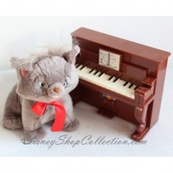 Peluche chat Berlioz DISNEY avec piano Les Aristochats Smoby interactif