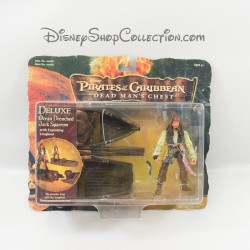 Figura articolata Jack Sparrow DISNEY Pirati dell'Oceano dei Caraibi Inzuppato Deluxe Zizzle 10 cm