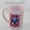 Mug embossed Bourriquet DISNEY STORE flowers pink cup ceramic 3D
