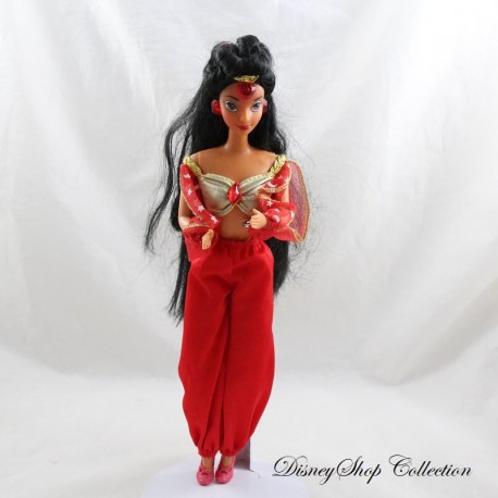 Muñeca luminosa Jasmine DISNEY MATTEL Arabian Lights Jasmine Aladdin traje rojo 30 cm