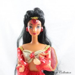 Muñeca luminosa Jasmine DISNEY MATTEL Arabian Lights Jasmine Aladdin traje rojo 30 cm