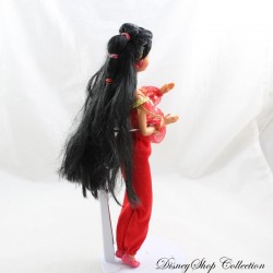 Bambola luminosa Jasmine DISNEY MATTEL Luci arabe Jasmine Aladdin vestito rosso 30 cm
