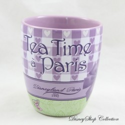 Kleine Tasse Alice DISNEYLAND PARIS Alice im Wunderland Tea Time in Paris Tasse Bistro 8 cm