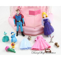 Sleeping Beauty Figure Set DISNEY set of 10 figures + kiosk