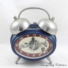 Despertador Mickey DISNEYLAND RESORT PARIS Retro vintage oval azul plata 17 cm