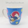 Mug Donald DISNEY ami de Mickey céramique bleu cercles de couleur 10 cm