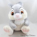 Conejo de peluche Pan Pan DISNEY Nicotoy Bambi Panpan gris beige sentado 25 cm