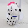 Plush puppy The 101 dalmatians DISNEY STORE girl pink knot necklace blue bell 12 cm
