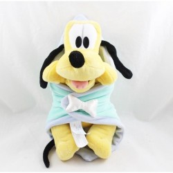 Peluche chien Pluto DISNEYPARKS couverture bébé Disney Babies os 28 cm