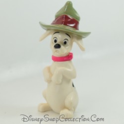 Figura cachorro de juguete MCDONALD'S Mcdo Los 101 dálmatas sombrero verde Disney 9 cm