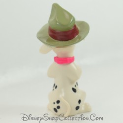 Figur Spielzeugwelpe MCDONALD'S Mcdo Die 101 Dalmatiner grüner Hut Disney 9 cm