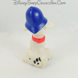 Figure toy puppy MCDONALD'S Mcdo The 101 Dalmatians police hat blue Disney 8 cm
