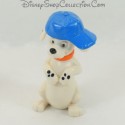 Figure toy puppy MCDONALD'S Mcdo The 101 Dalmatians blue cap Disney 8 cm
