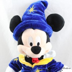 Plush Mickey DISNEYLAND PARIS wizard hat magician blue Disney 34 cm
