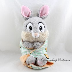 Conejo de peluche Pan Pan DISNEY manta borla naranja verde bebé Panpan 28 cm