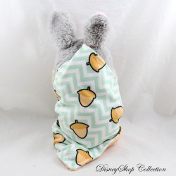 Plush rabbit Pan Pan DISNEY blanket tassel orange green baby Panpan 28 cm