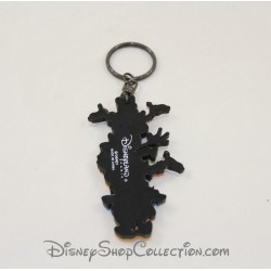 Porte clés multi personnages DISNEYLAND PARIS Mickey, Minnie, Dingo et Donald Disney pvc 9 cm