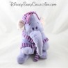 Elefante de peluche DISNEY NICOTOY Albornoz grumoso púrpura 23 cm