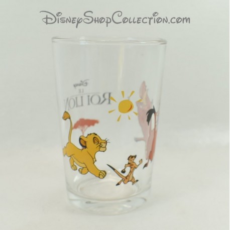 Glass The Lion King DISNEY Simba Timon and Pumbaa Amora mustard