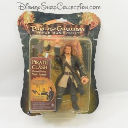 Figura articulada Will Turner DISNEY Piratas del Caribe Pirata Clash hacha lanzando Zizzle 10 cm