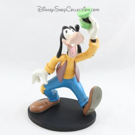 Dingo Harz Figur DISNEY Goofy Hut in der Luft